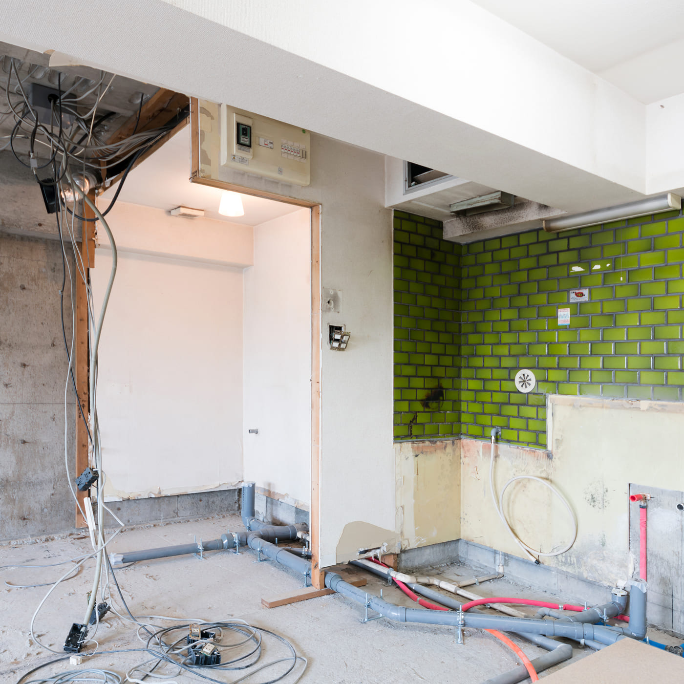 キッチン（流し台）まわりの配管工事